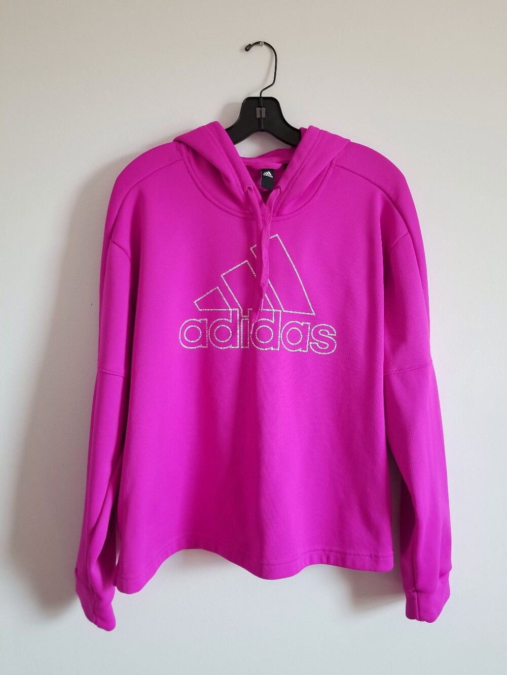 adidas Women's Bright Magenta Pullover Hoodie
